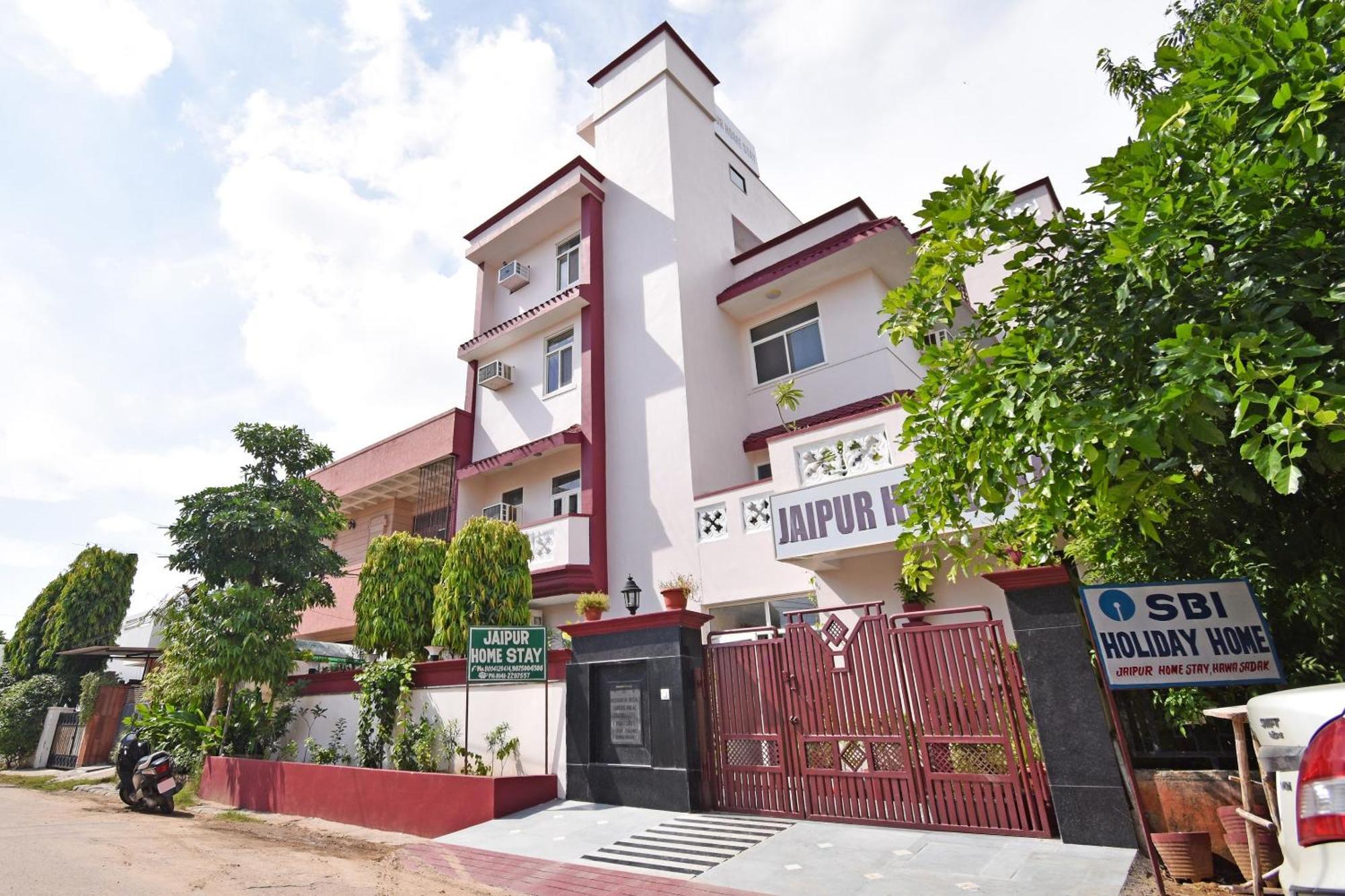 Hotel O 75407 Hotel Jaipur Home Stay Hawa Sadak Exterior foto