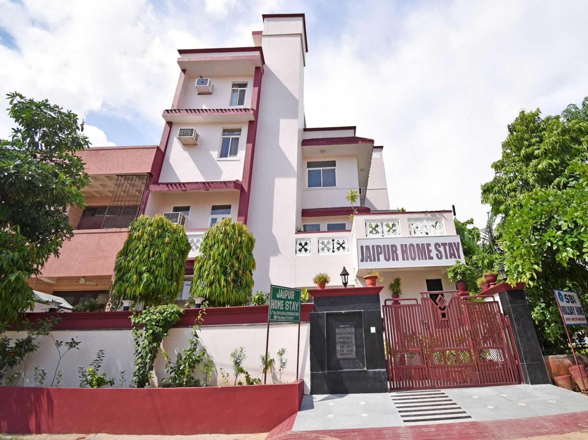 Hotel O 75407 Hotel Jaipur Home Stay Hawa Sadak Exterior foto